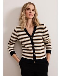 Phase Eight - Indy Stripe Knit Cardigan - Lyst