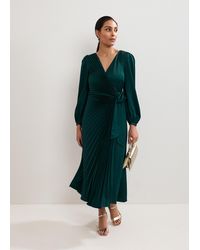 Phase Eight - Petite Gracie Sunray Pleated Midi Dress - Lyst