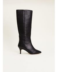 Phase Eight - 's Leather Panelled Knee High Boot - Lyst