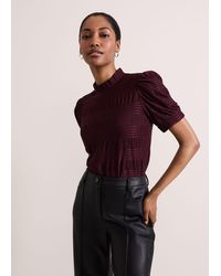 Phase Eight - Samiha Textured Top - Lyst