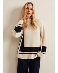 Phase Eight - Kayleigh Chunky Boxy Striped Jumper - Lyst