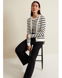 Phase Eight - Chloe Stripe Cardigan - Lyst