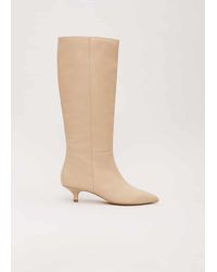 Phase Eight - Knee High Kitten Heel Boot - Lyst