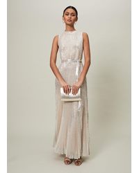 Phase Eight - Simara Sequin Maxi Dress - Lyst