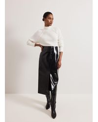 Phase Eight - Tabby Vinyl Pu Pencil Skirt - Lyst