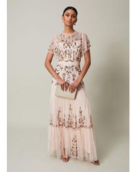Phase Eight - Hilary Embellished Maxi Dress - Lyst