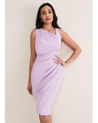 Phase Eight - Petite Emmie Asymmetric Hem Dress - Lyst