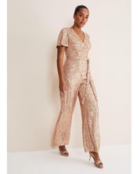 Phase Eight - 's Alessandra Sequin Jumpsuit - Lyst