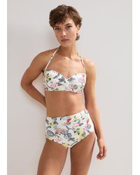 Phase Eight - Sicilian Postcard Print Bikini Top - Lyst