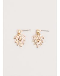 Phase Eight - Sparkle And Pearl Drop Earrings - Lyst