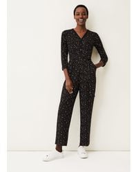 Phase Eight - 's Anglia Ditsy Print Jersey Jumpsuit - Lyst