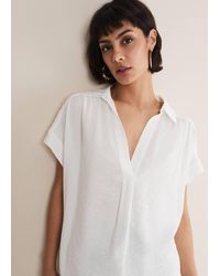 Phase Eight - 's Thea V-neck Shirt - Lyst