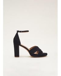 Phase Eight - Suede Platform Heels - Lyst