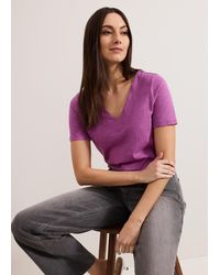 Phase Eight - Elspeth V Neck Top - Lyst
