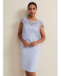 Phase Eight - 's Petite Daisy Lace Double Layer Dress - Lyst