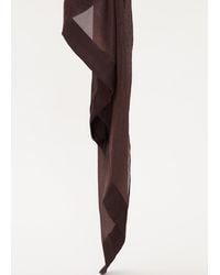Phase Eight - Satin Trim Scarf - Lyst