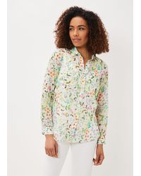 Phase Eight - 's Maddelena Cotton Floral Blouse - Lyst