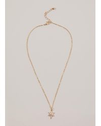 Phase Eight - Plated Star Pendant Necklace - Lyst