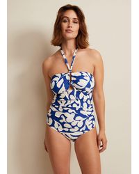 Phase Eight - Halterneck Tie Swimsuit - Lyst