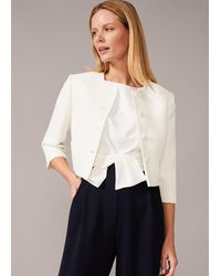 white occasion jacket