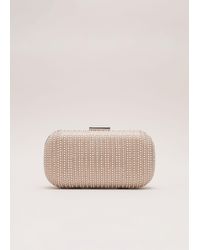 Phase Eight - 's Pearl Embellished Box Clutch - Lyst