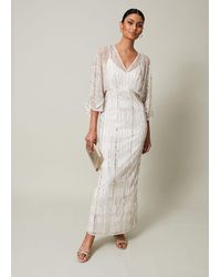 Phase Eight - Melanie Embellished Maxi Dress - Lyst