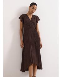 Phase Eight - Petite Louisa Pin Spot Wrap Dress - Lyst
