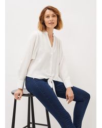 Phase Eight - Maura Tie Front Blouse - Lyst