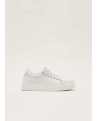 Phase Eight - Leather Trainers - Lyst