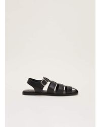 Phase Eight - Leather Chunky Strap Sandal - Lyst