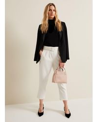Phase Eight - Gaia Tapered Tailored Trousers - Lyst