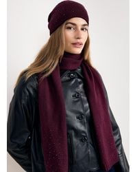 Phase Eight - Sparkle Trim Scarf - Lyst