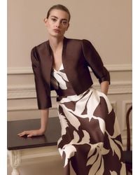 Phase Eight - Ariel Satin Twill Jacket - Lyst