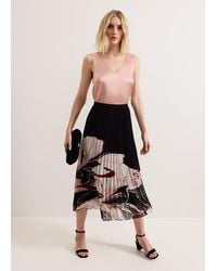 Phase Eight - Elmina Floral Placement Skirt - Lyst