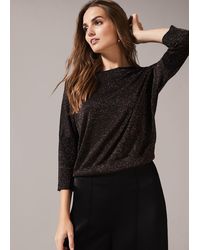 Phase Eight - Allison Shimmer Knit Top - Lyst