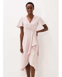 Phase Eight - Julissa Frill Wrap Dress - Lyst