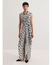 Phase Eight - Janine Shirt Wide Leg Jumpsuit - Lyst
