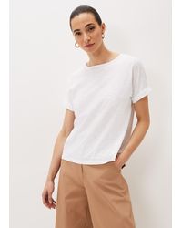 Phase Eight - Elspeth Round Neck Top - Lyst