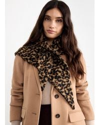 Phase Eight - Leopard Print Neck Scarf - Lyst