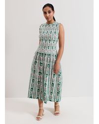 Phase Eight - Petite Chiara Floral Midi Dress - Lyst