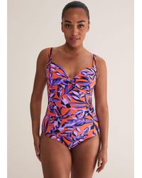 Phase Eight - 's Leaf Print Swimsuit - Lyst