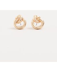 Phase Eight - Knotted Stud Earrings - Lyst