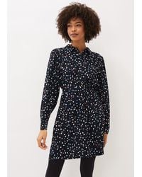 Phase Eight - Alexandra Ditsy Print Shirt Dress - Lyst