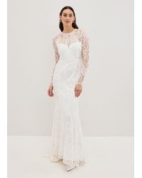 Phase Eight - Aneeta Lace Maxi Dress - Lyst