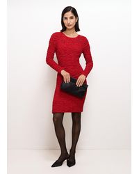 Phase Eight - Eliza Textured Long Sleeve Dress - Lyst