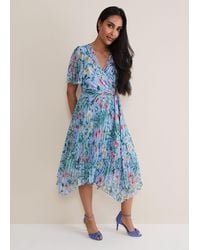 Phase Eight - 's Petite Kendall Floral Midi Dress - Lyst
