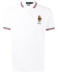 Mens Clothing T-shirts Polo shirts Polo Ralph Lauren Synthetic Slim Fit Lightweight Polo Shirt in White for Men 