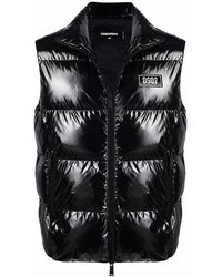 DSquared² Puffer Vest - Black