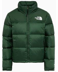 The North Face Nuptse Belted long puffer coat in black