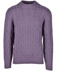 Mens Clothing Sweaters and knitwear Turtlenecks Purple Brunello Cucinelli Mens Sweater in Bordeaux Save 48% for Men 
